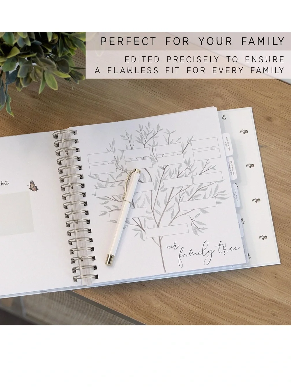 The Story of You Baby Memory Book - White Woodland Keepsake